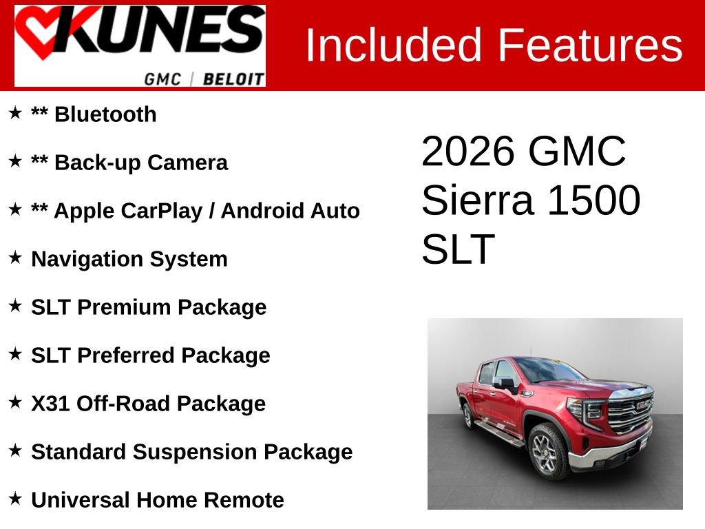 New 2026 GMC Sierra 1500 SLT w/ SLT Premium Package AWD/4WD video 2