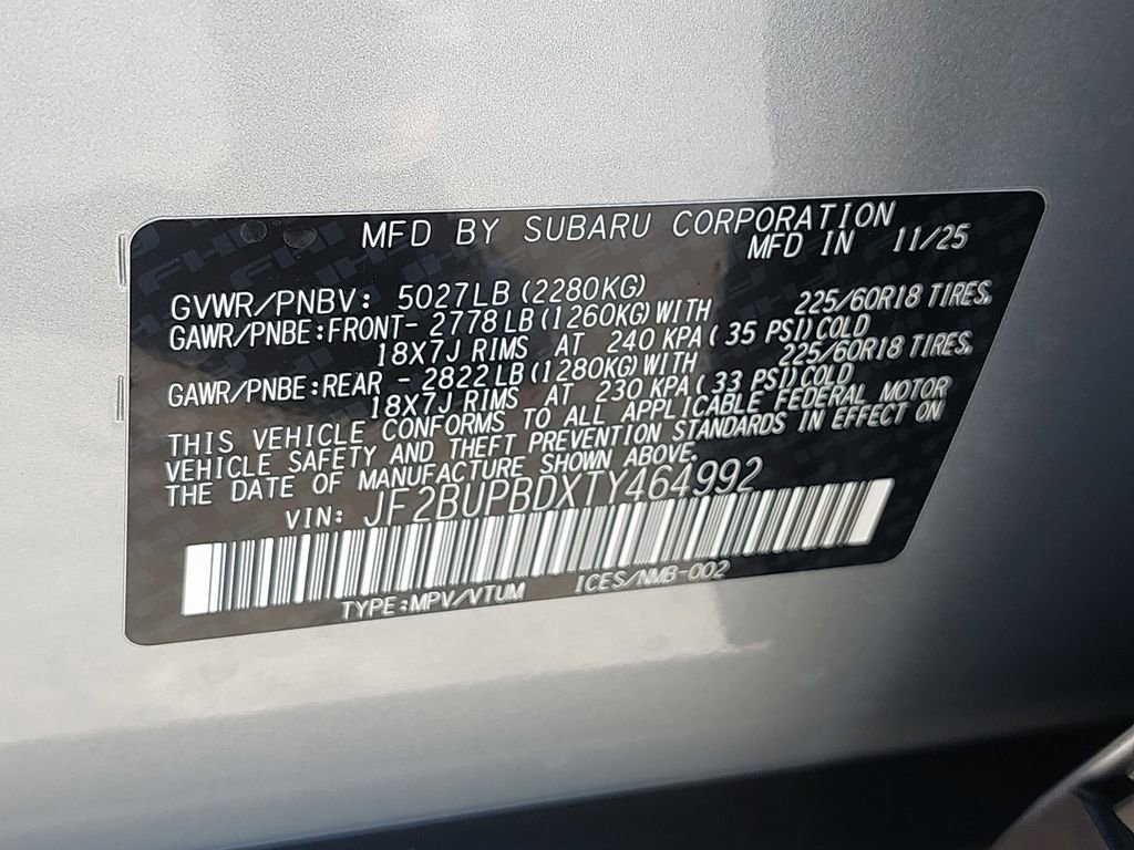 New 2026 Subaru Outback Premium w/ Premium/Limited Package 2 AWD/4WD image 32
