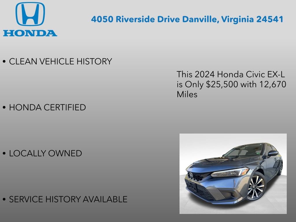 Used 2024 Honda Civic EX-L image 7