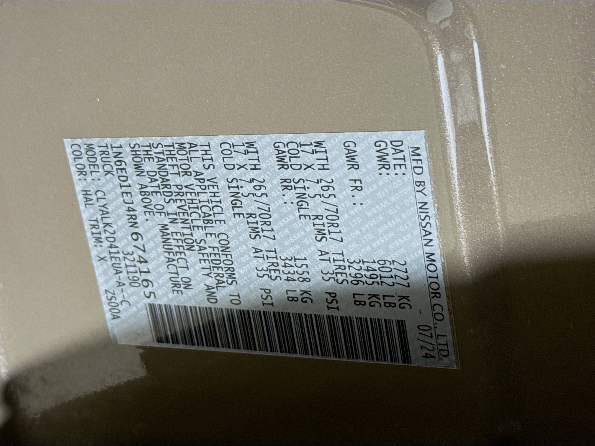 Used 2024 Nissan Frontier Pro-X w/ Technology Package image 37