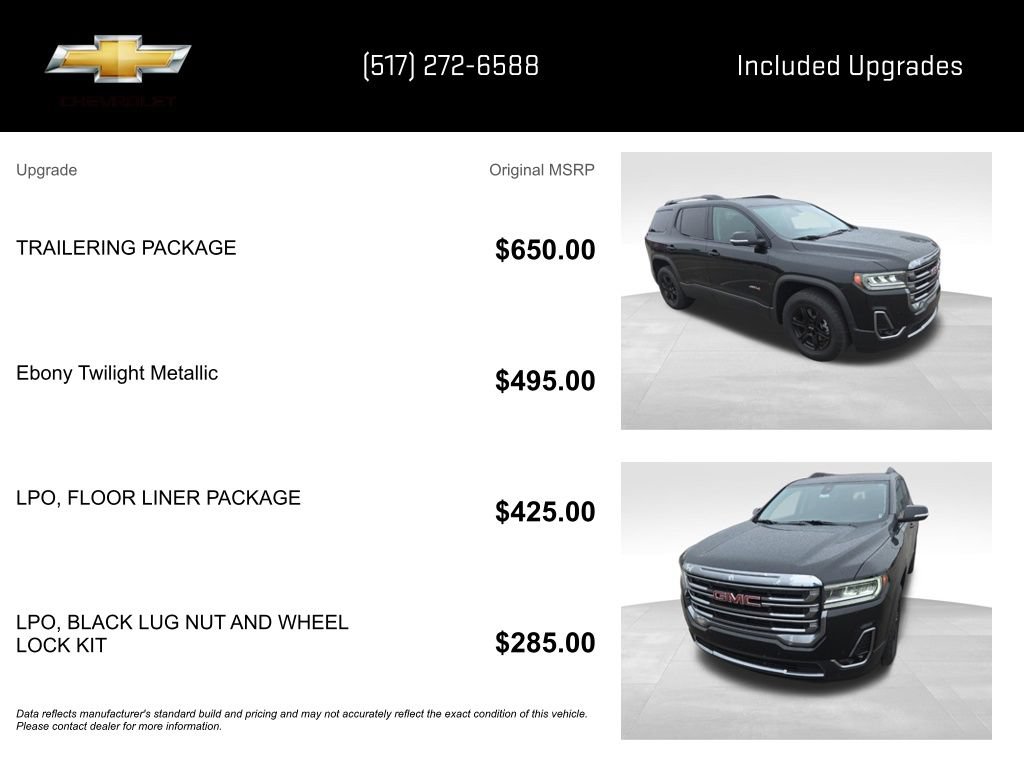 Used 2022 GMC Acadia AT4 w/ Trailering Package AWD/4WD image 15