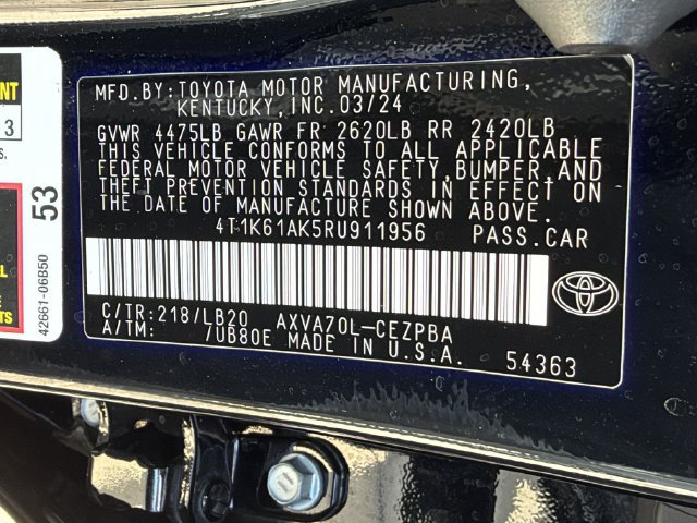 Used 2024 Toyota Camry XSE FWD image 27
