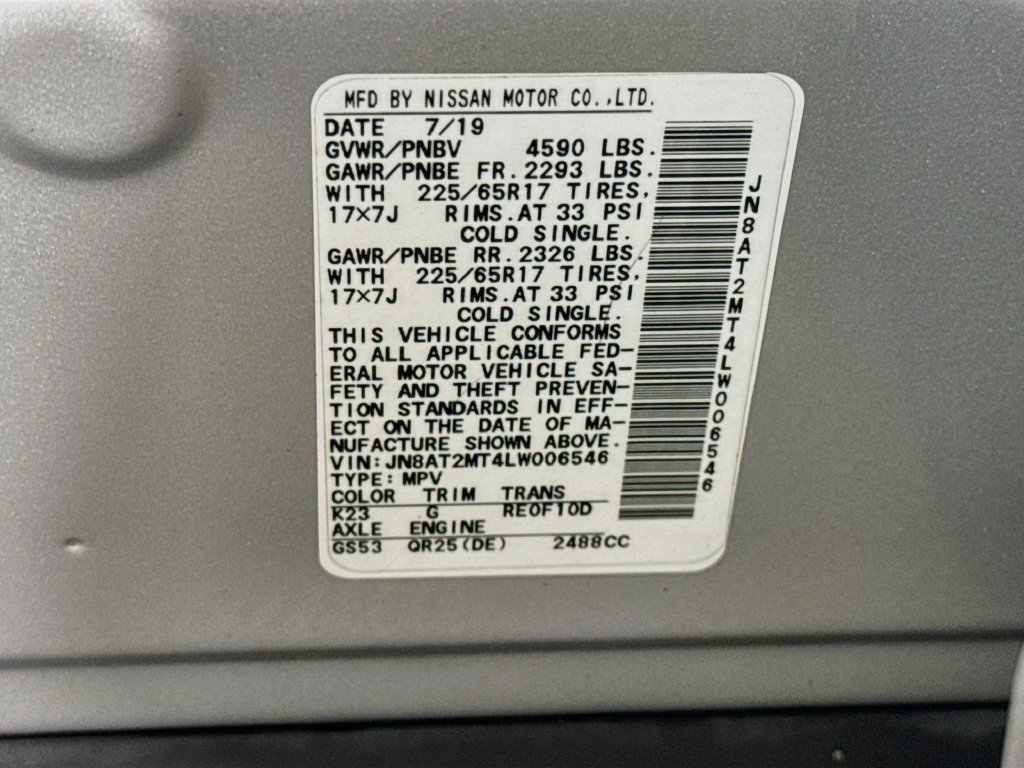 Used 2020 Nissan Rogue S w/ Special Edition Package FWD image 34