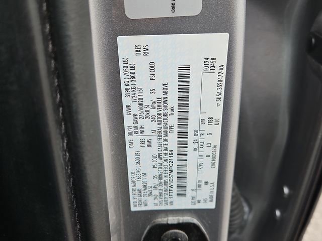 Used 2021 Ford F150 Lariat w/ Equipment Group 502A High image 30