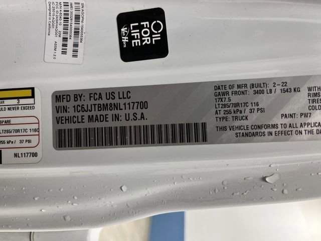 Used 2022 Jeep Gladiator Rubicon w/ LED Lighting Group image 40