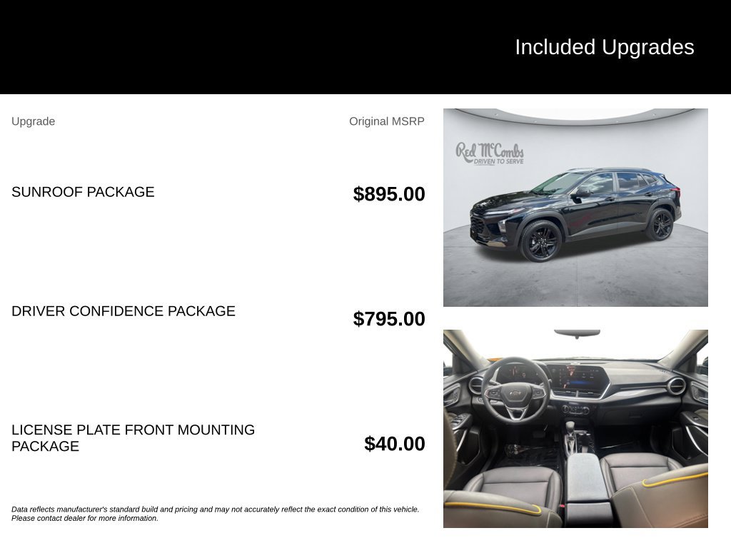 Used 2025 Chevrolet Trax ACTIV w/ Sunroof Package FWD image 5