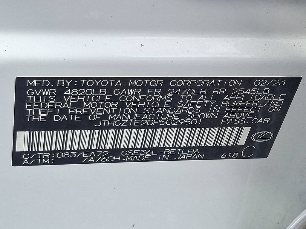Used 2023 Lexus IS 350 F Sport w/ Memory Package AWD/4WD image 26