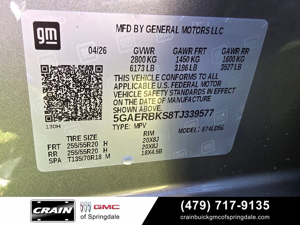 New 2026 Buick Enclave Sport Touring w/ Power Package FWD image 33