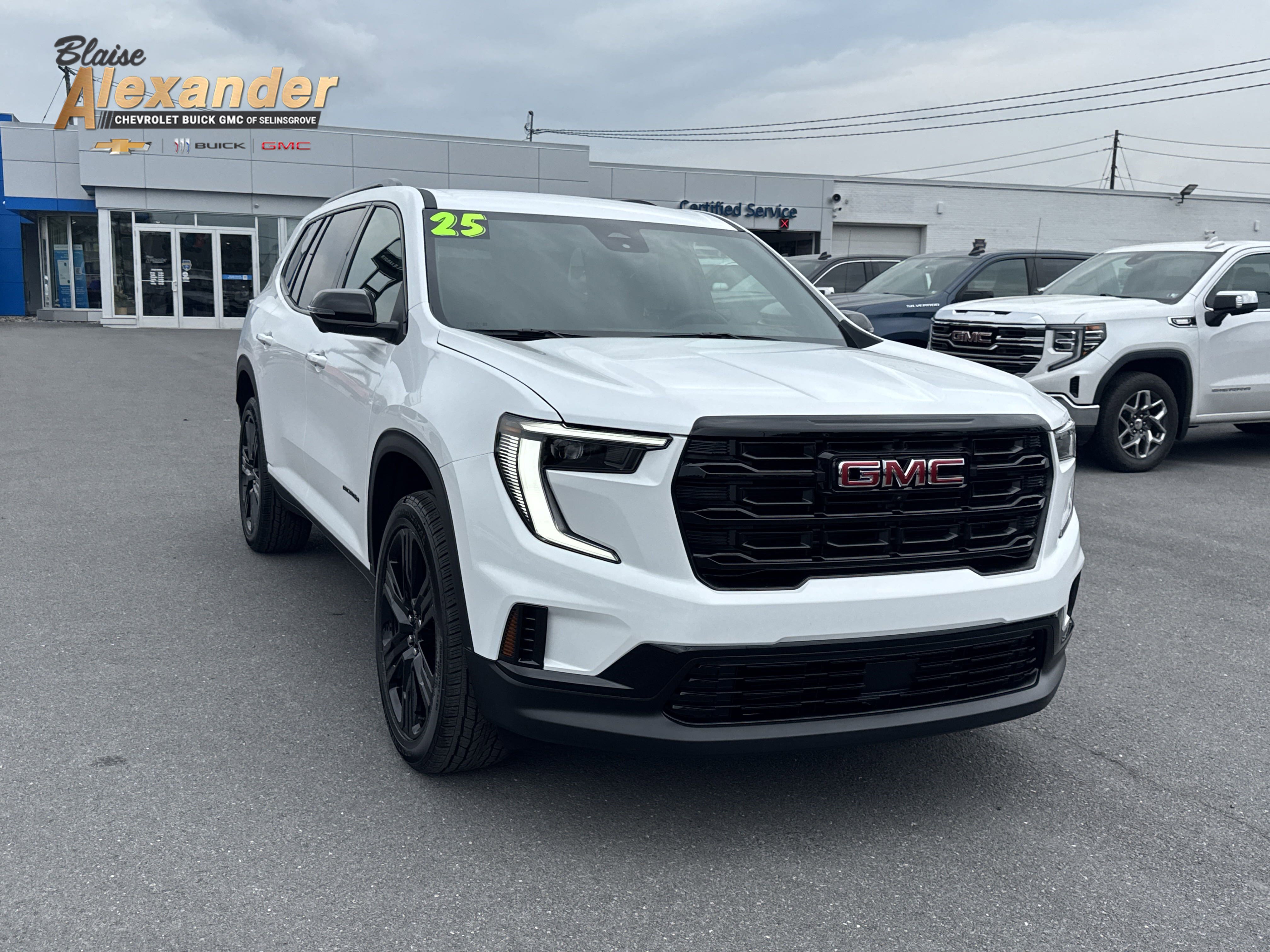New 2025 GMC Acadia Elevation w/ Black Edition