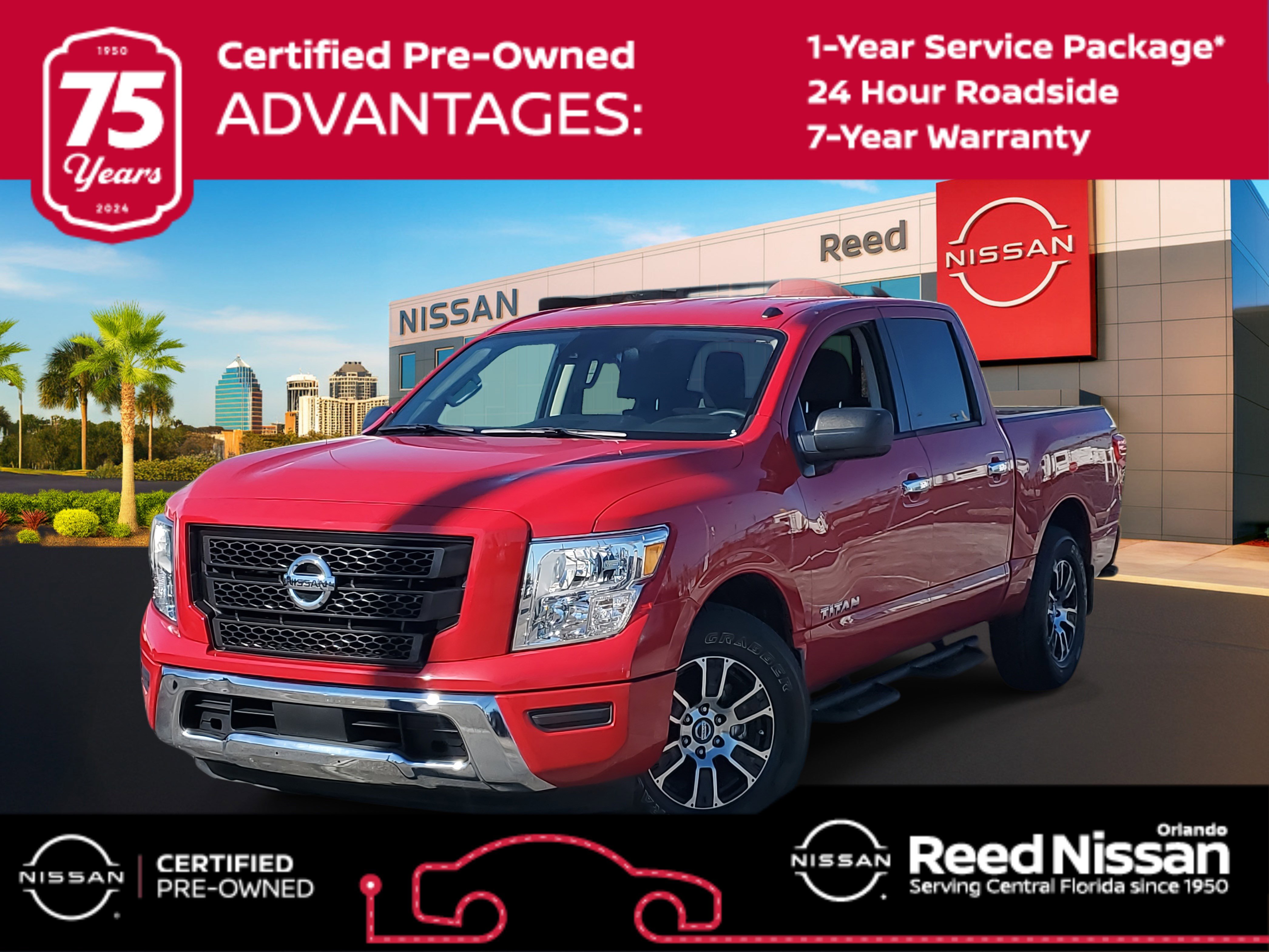 Certified 2021 Nissan Titan SV w/ Accessory Utility Package