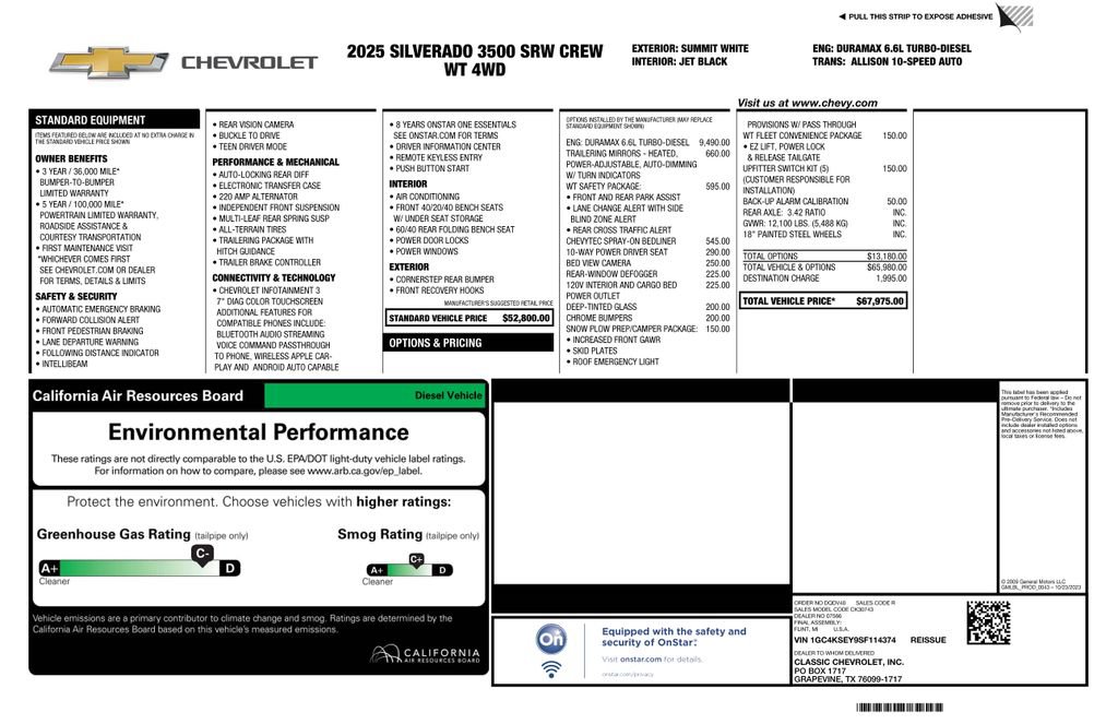 Used 2025 Chevrolet Silverado 3500 W/T w/ WT/CX Safety Package image 4