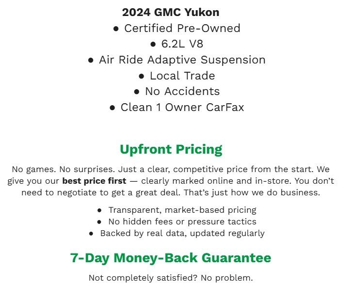 Certified 2024 GMC Yukon Denali Ultimate image 2