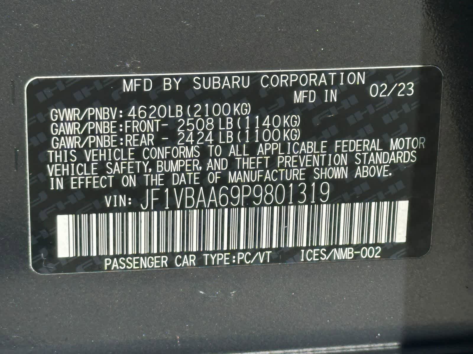 Used 2023 Subaru WRX AWD/4WD image 29