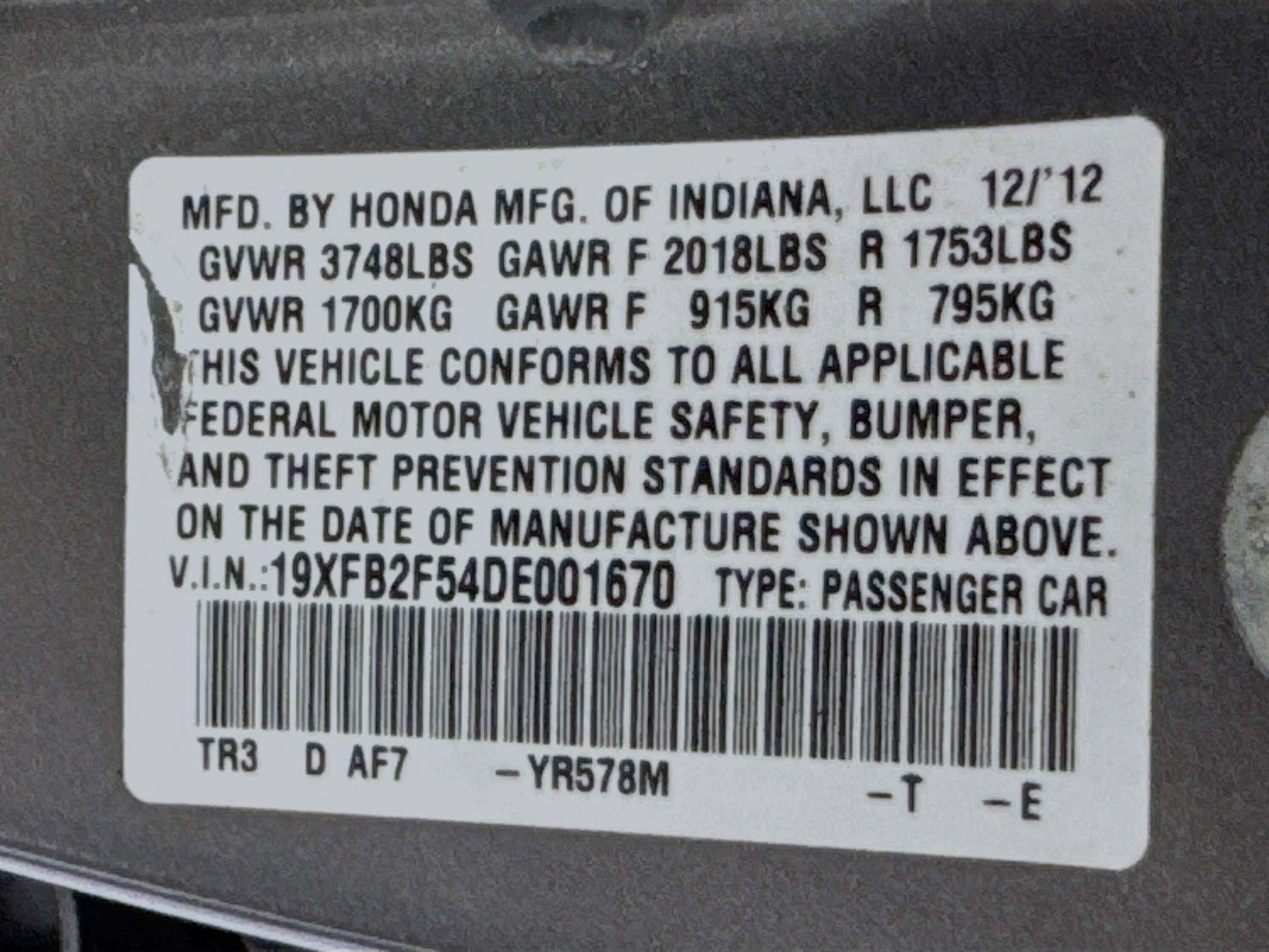 Used 2013 Honda Civic LX image 29
