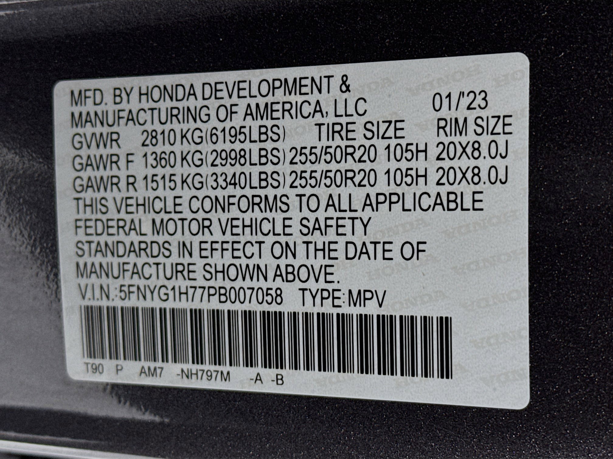 Certified 2023 Honda Pilot Touring image 35