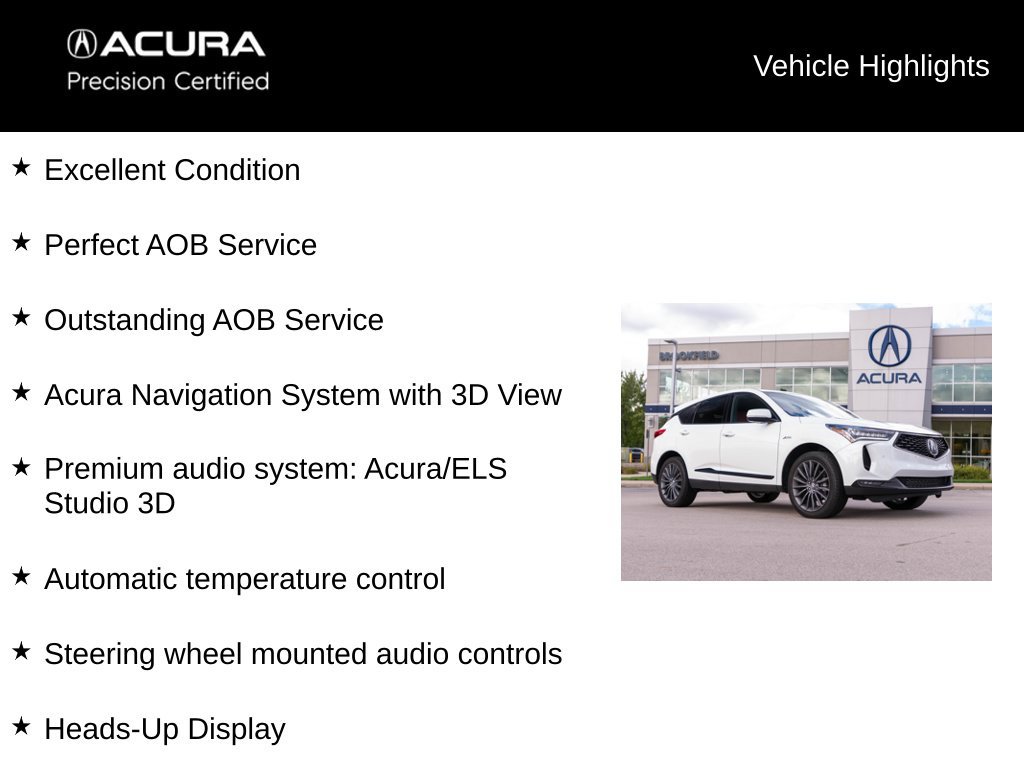 Certified 2023 Acura RDX w/ Advance Package AWD/4WD image 5
