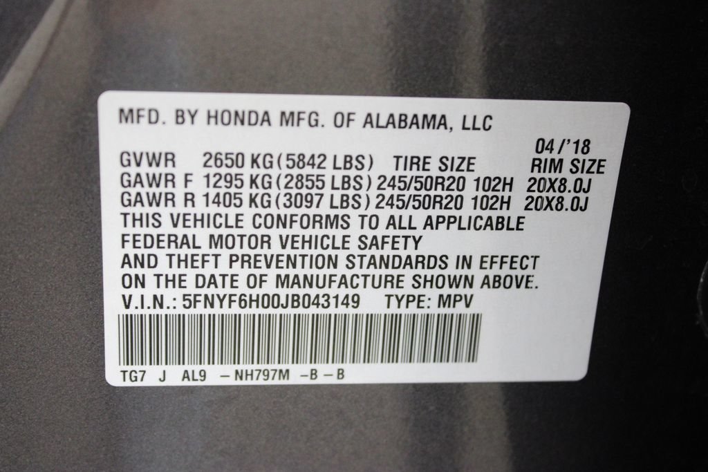 Used 2018 Honda Pilot Elite image 34
