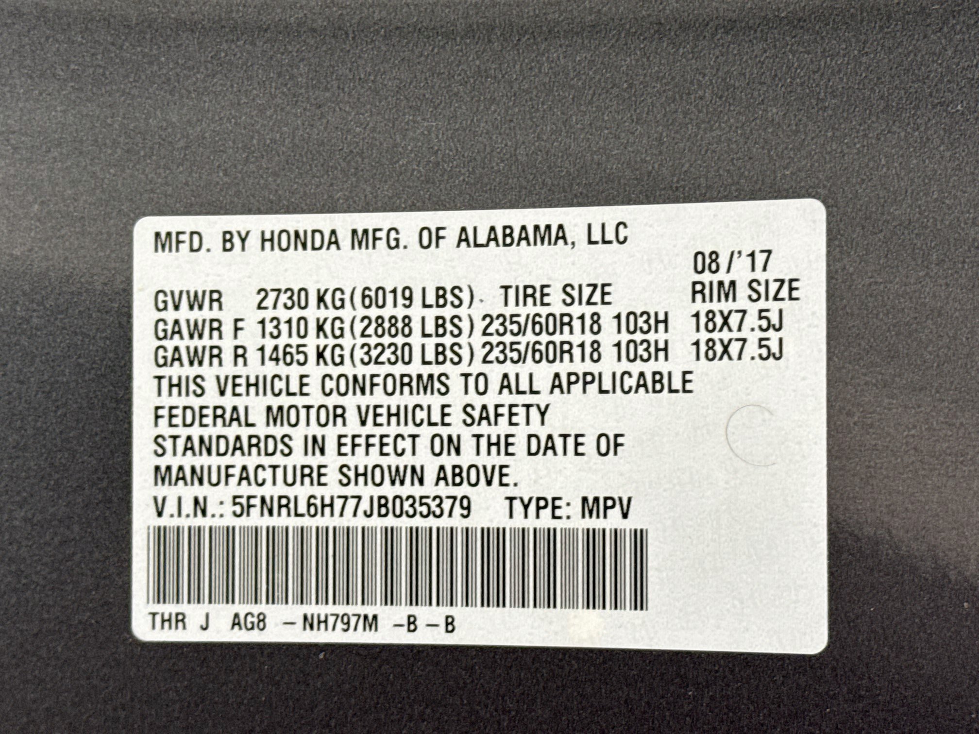Used 2018 Honda Odyssey EX-L image 33