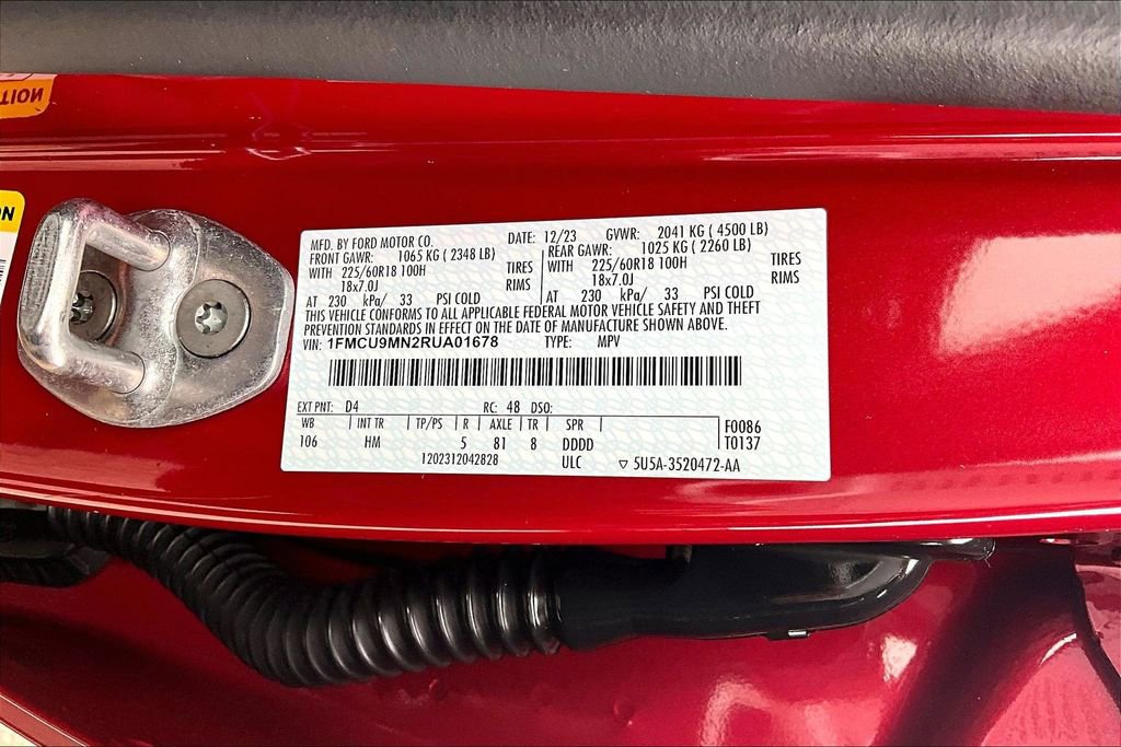 Used 2024 Ford Escape ST-Line w/ Tech Pack #1 image 35