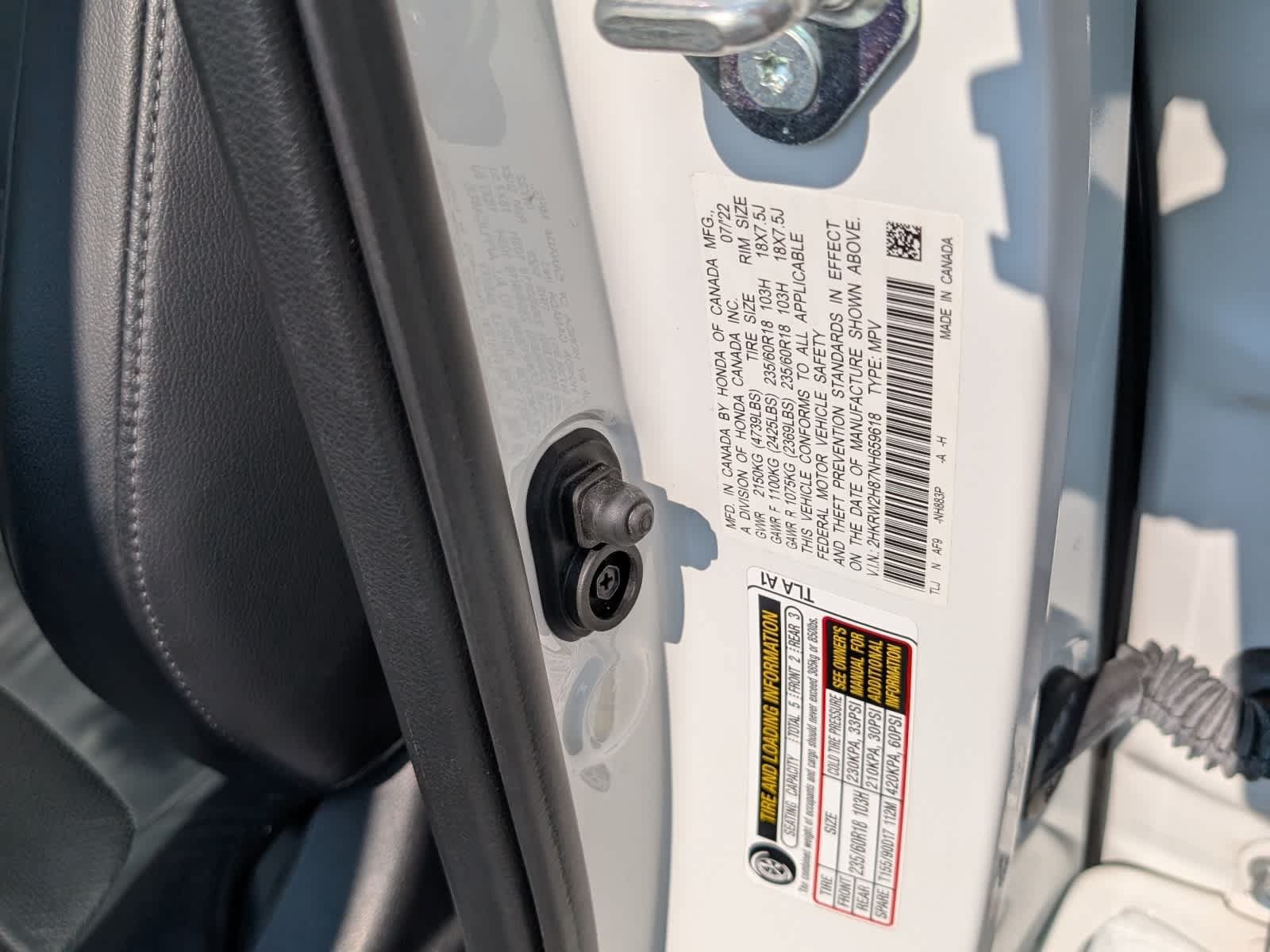 Certified 2022 Honda CR-V EX-L image 17