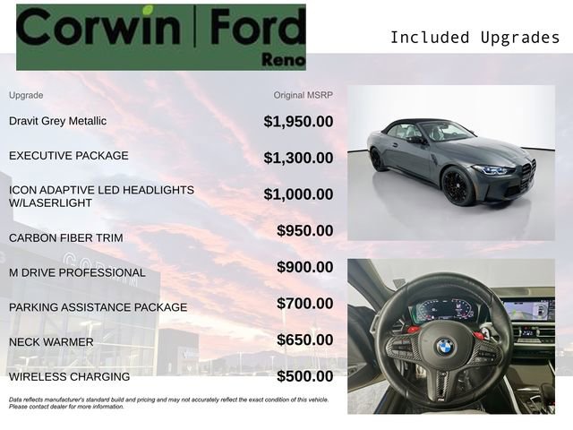 Used 2023 BMW M4 xDrive Competition w/ Executive Package image 3