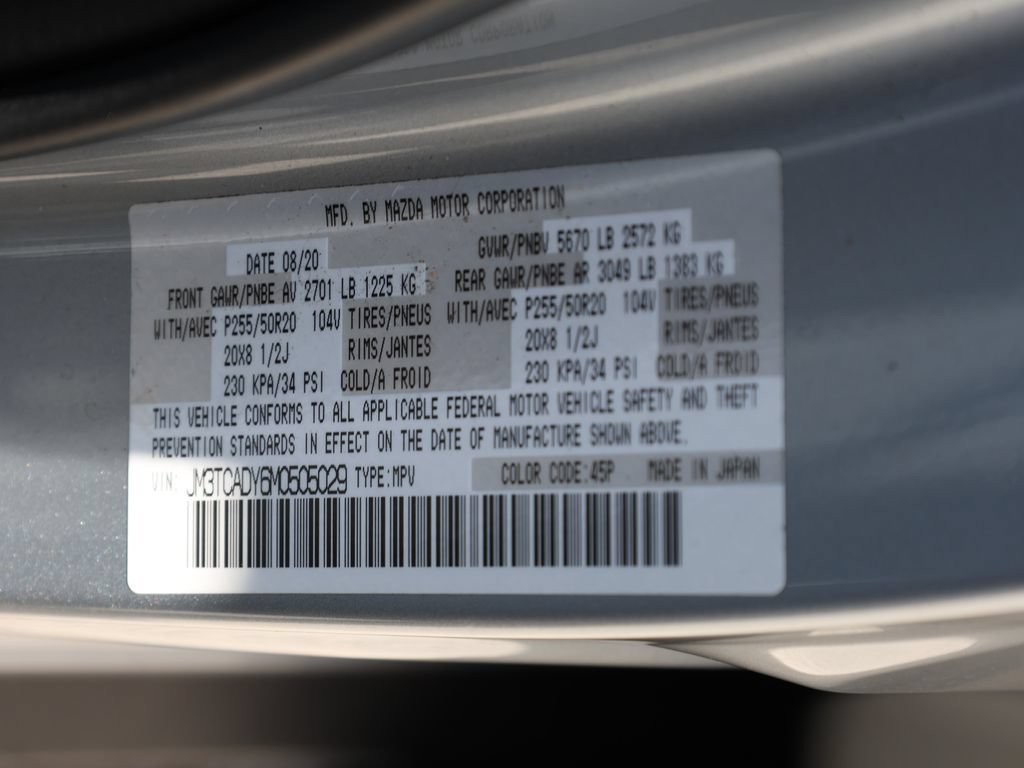 Certified 2021 MAZDA CX-9 Grand Touring FWD image 45