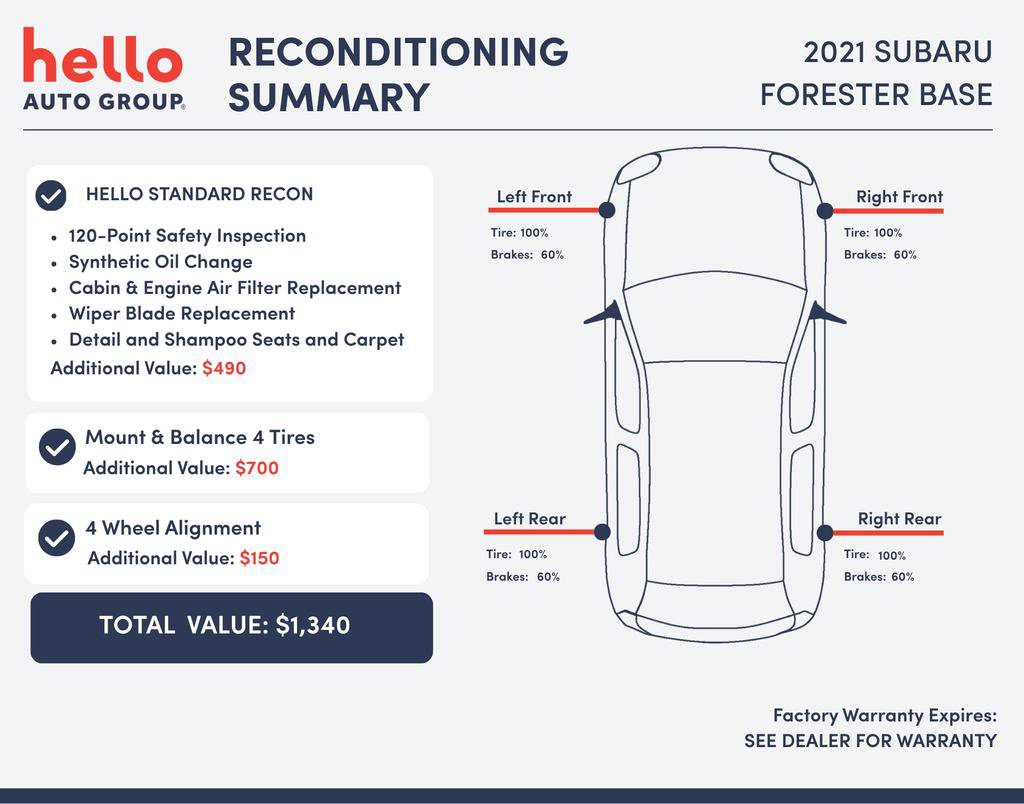Used 2021 Subaru Forester AWD/4WD image 3