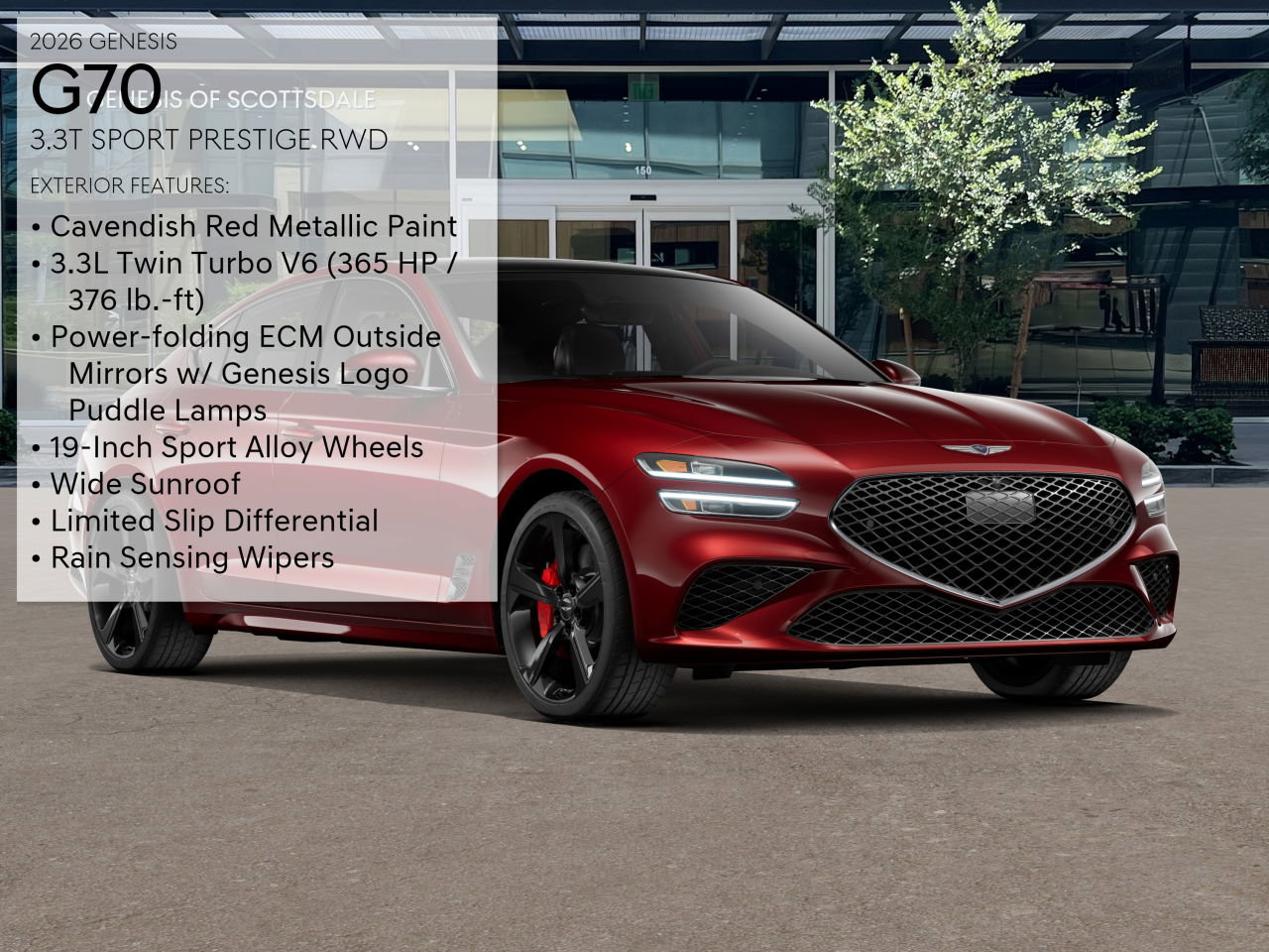 New 2026 Genesis G70 3.3T Sport Prestige image 3