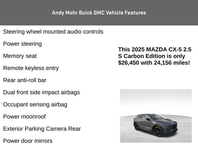 Used 2025 MAZDA CX-5 Carbon Edition image 8