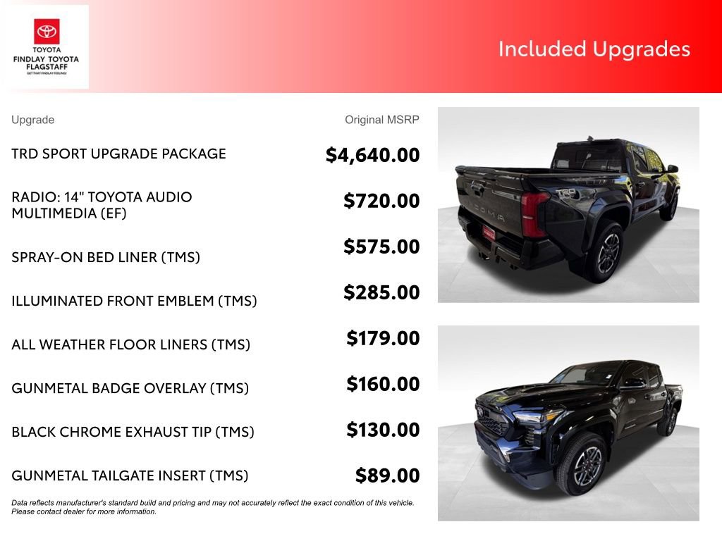 Certified 2024 Toyota Tacoma TRD Sport w/ TRD Sport Upgrade Package AWD/4WD image 6