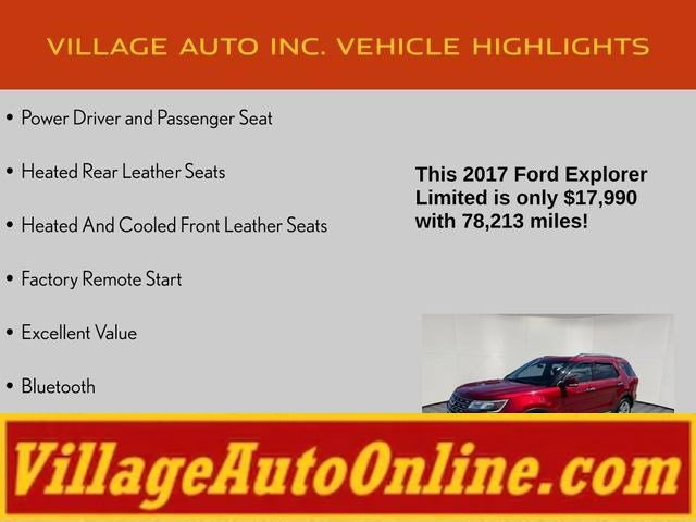 Used 2017 Ford Explorer Limited w/ Equipment Group 301A AWD/4WD image 16