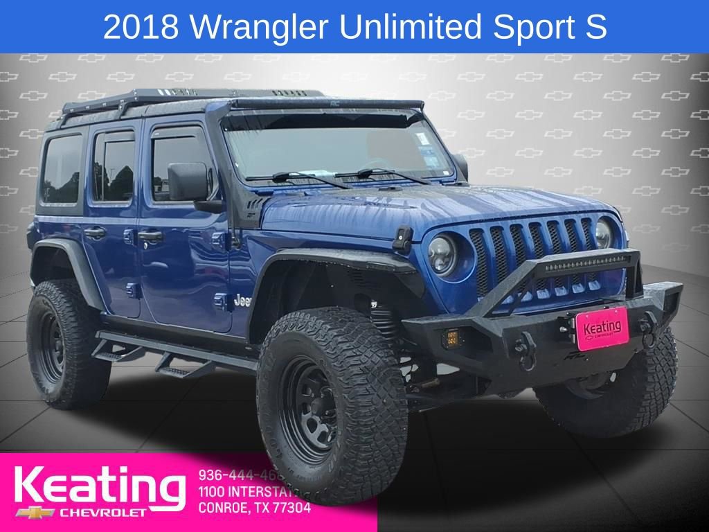 Used 2018 Jeep Wrangler Unlimited Sport S AWD/4WD image 1