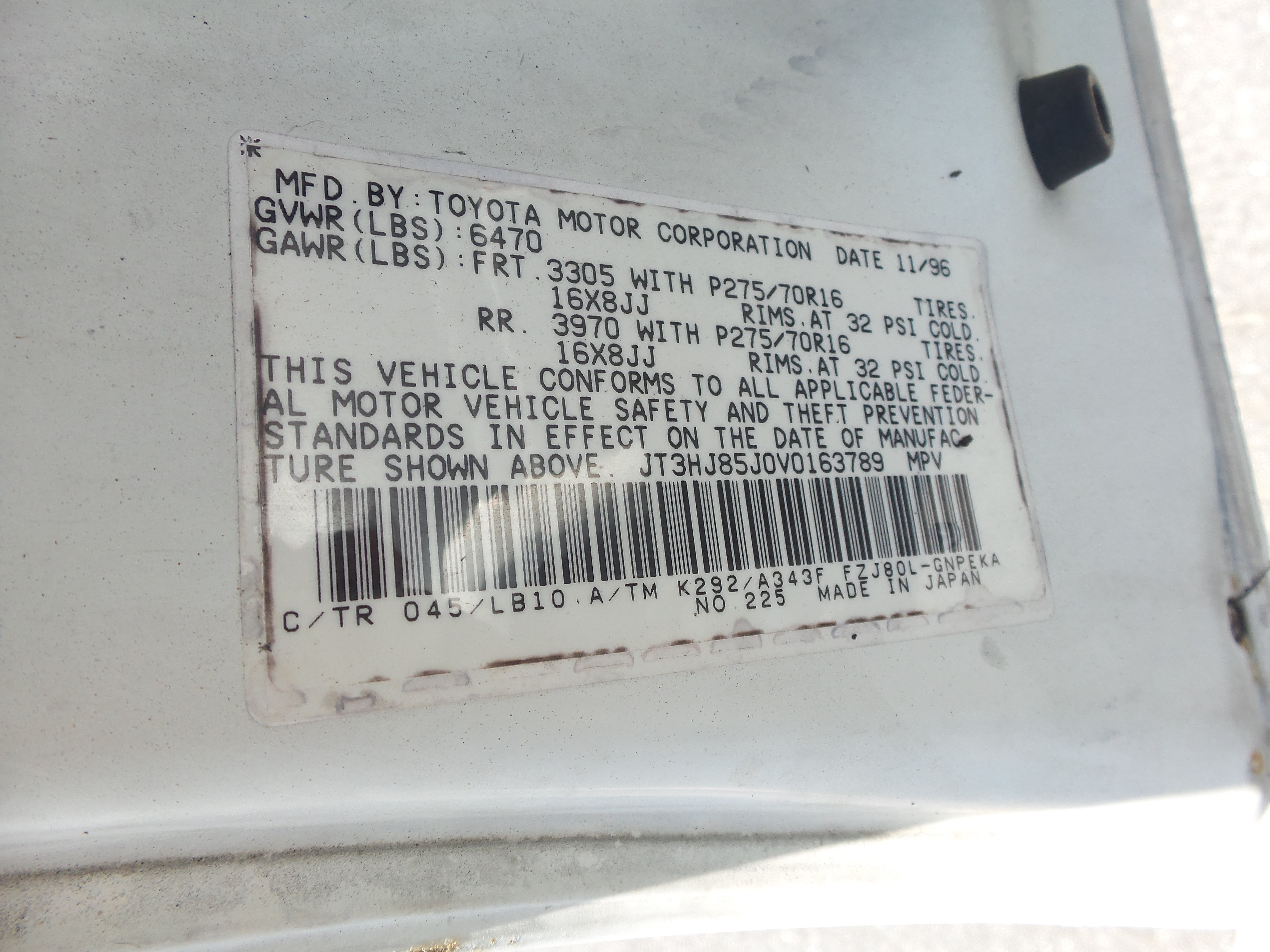 Used 1997 Toyota Land Cruiser w/ Leather Trim Pkg AWD/4WD image 49