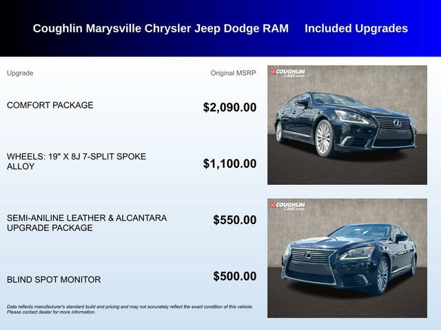 Used 2014 Lexus LS 460 AWD w/ Comfort Package image 3