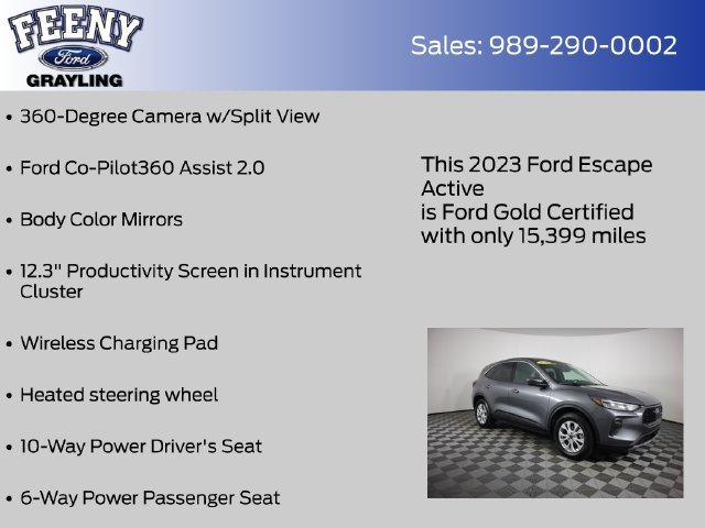 Certified 2023 Ford Escape Active w/ Tech Pack #2 AWD/4WD image 24