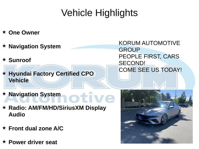 Certified 2025 Hyundai Elantra Limited FWD image 4