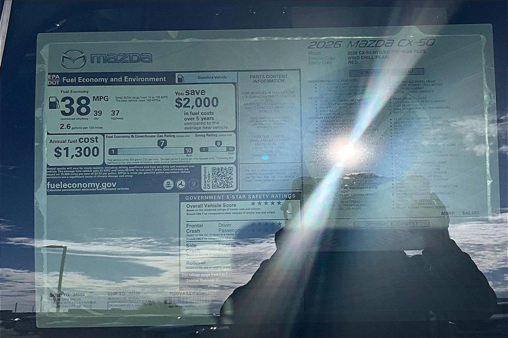 New 2026 MAZDA CX-50 2.5 Hybrid w/ Weather Package image 14