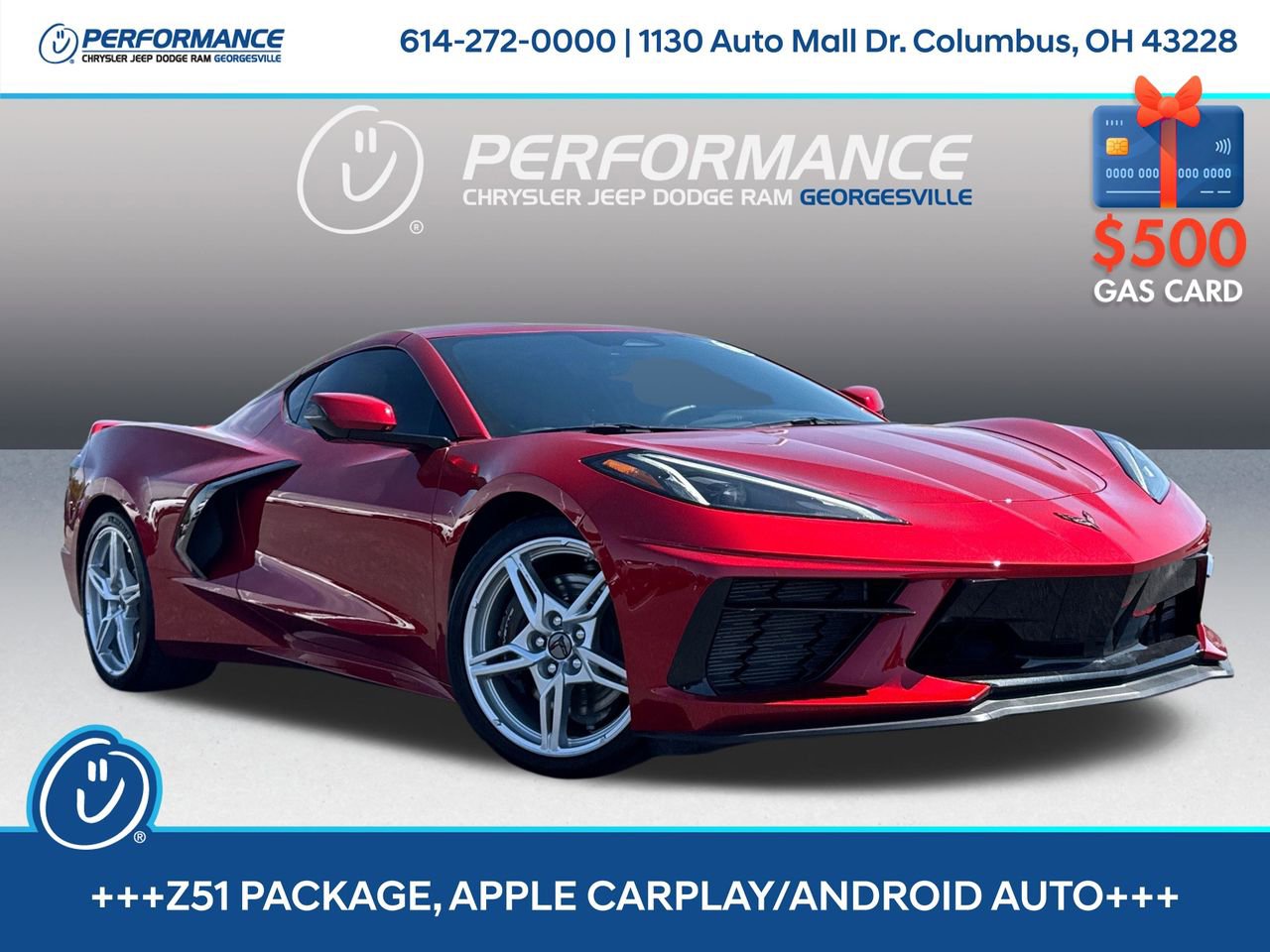 Used 2024 Chevrolet Corvette Stingray Coupe w/ Z51 Performance Package