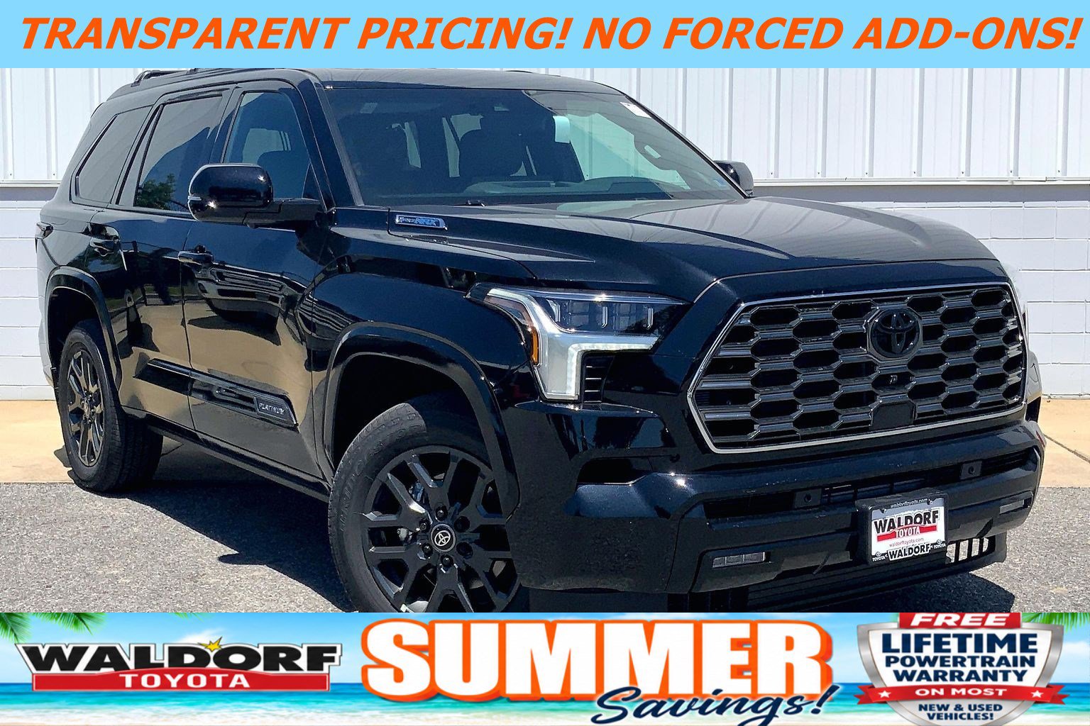 New 2026 Toyota Sequoia Platinum