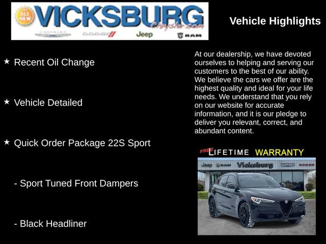 Used 2020 Alfa Romeo Stelvio Ti Sport w/ Quick Order Package 22S Sport image 13