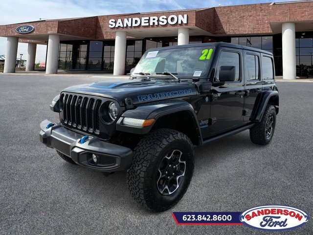 Used 2021 Jeep Wrangler Unlimited Rubicon 4xe w/ Cold Weather Group AWD/4WD image 7