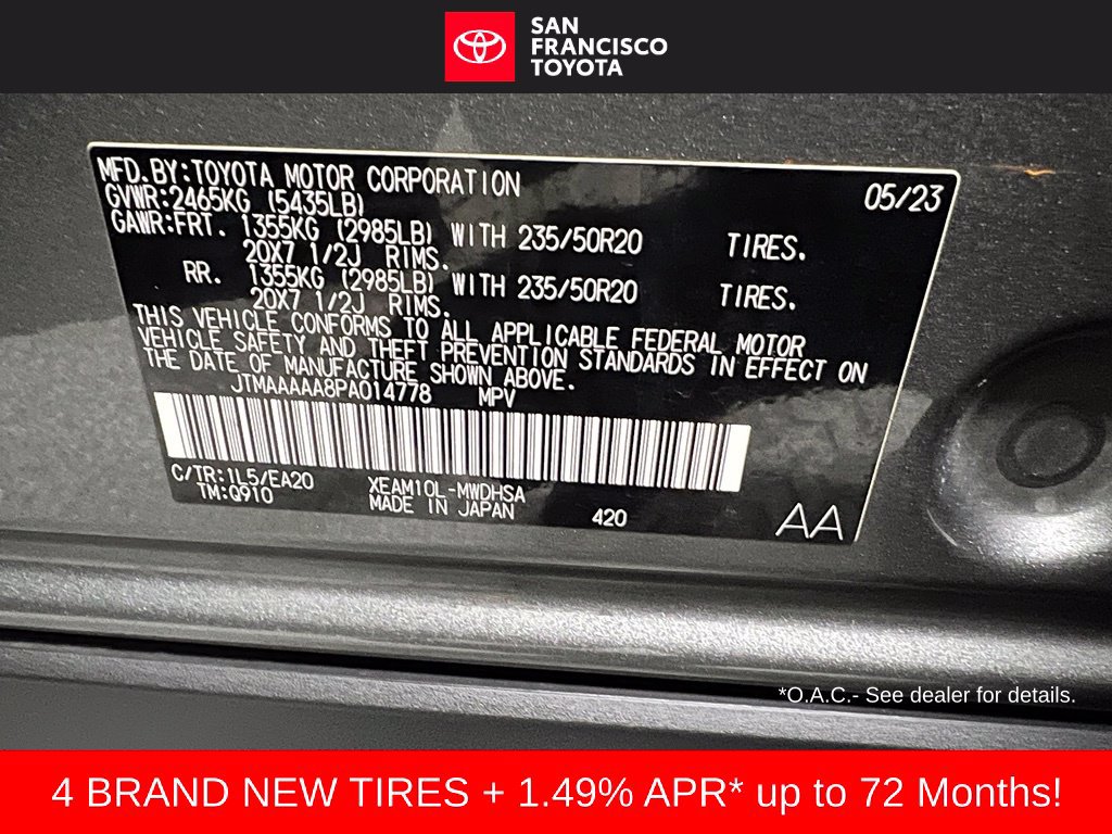 Certified 2023 Toyota bZ4X FWD image 39