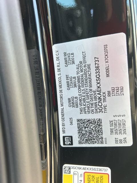 New 2025 Chevrolet Silverado 1500 W/T w/ WT Safety Package AWD/4WD image 34
