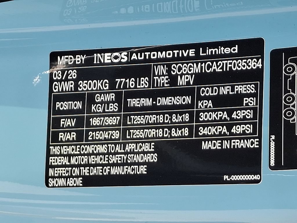 New 2026 INEOS Grenadier AWD/4WD image 10