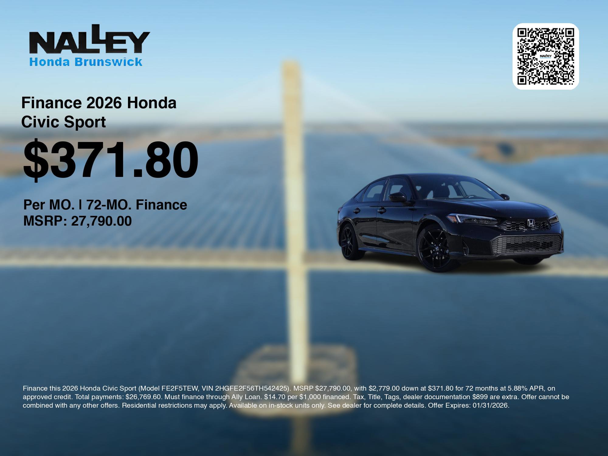 New 2026 Honda Civic Sport image 7