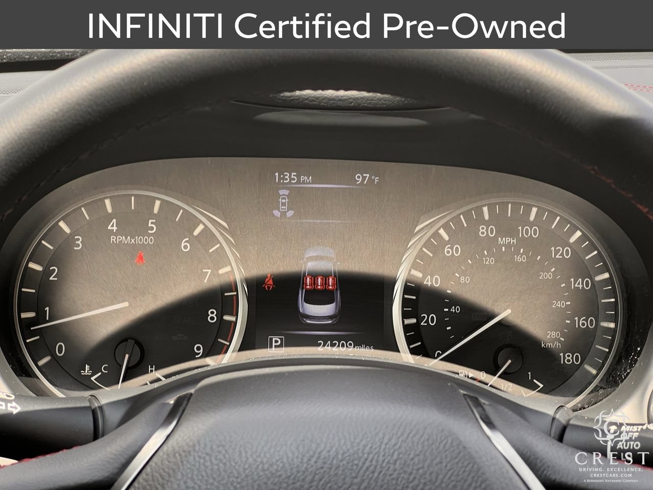 Certified 2023 INFINITI Q50 Red Sport 400 w/ Black Opal Edition RWD image 17