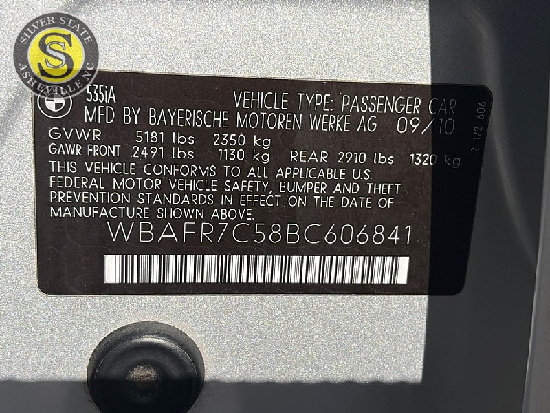 Used 2011 BMW 535i Sedan RWD image 28