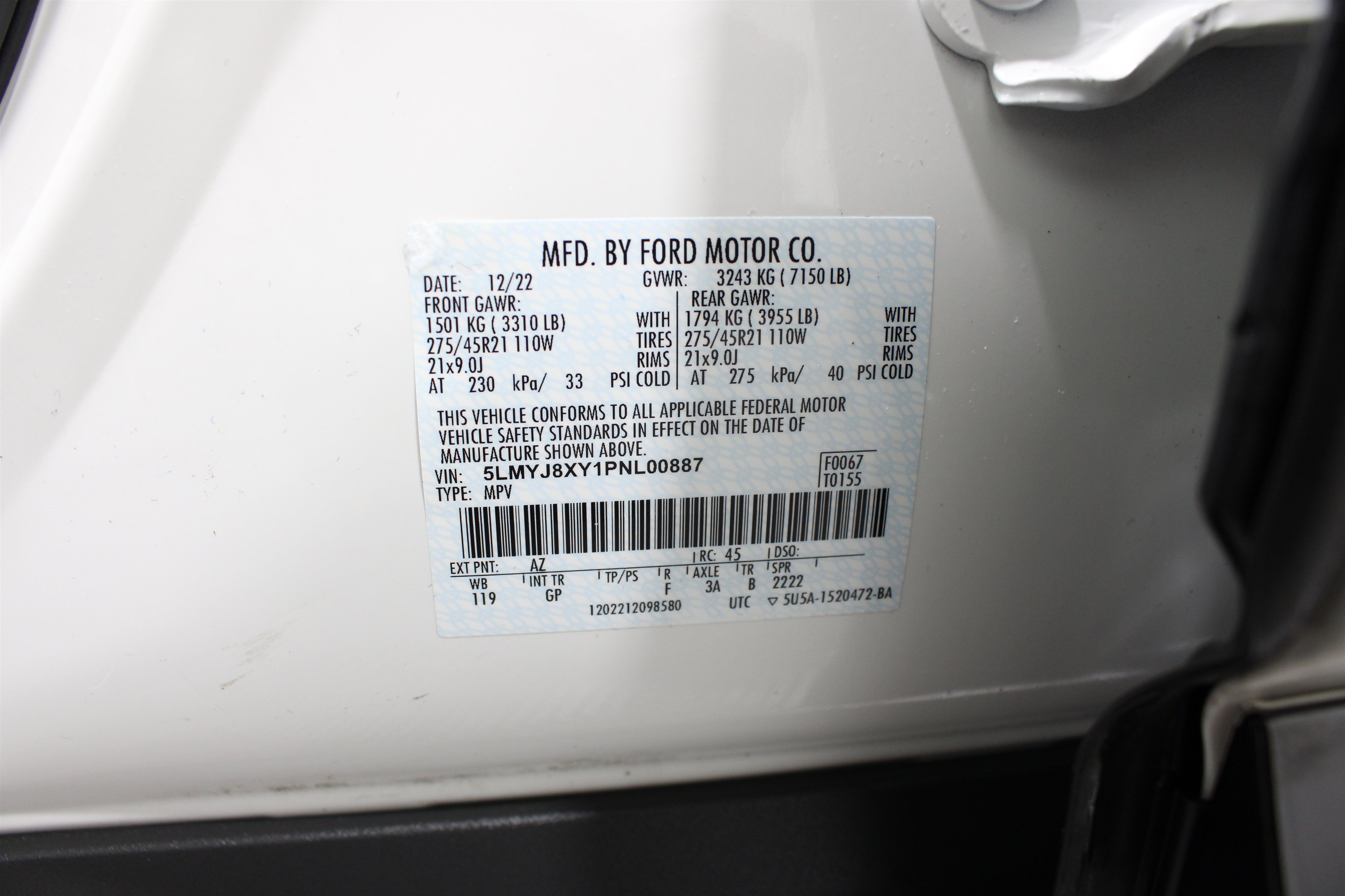 Certified 2023 Lincoln Aviator Grand Touring w/ Equipment Group 301A AWD/4WD image 42