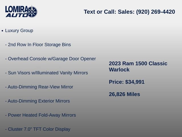 Used 2023 RAM 1500 Warlock AWD/4WD image 9