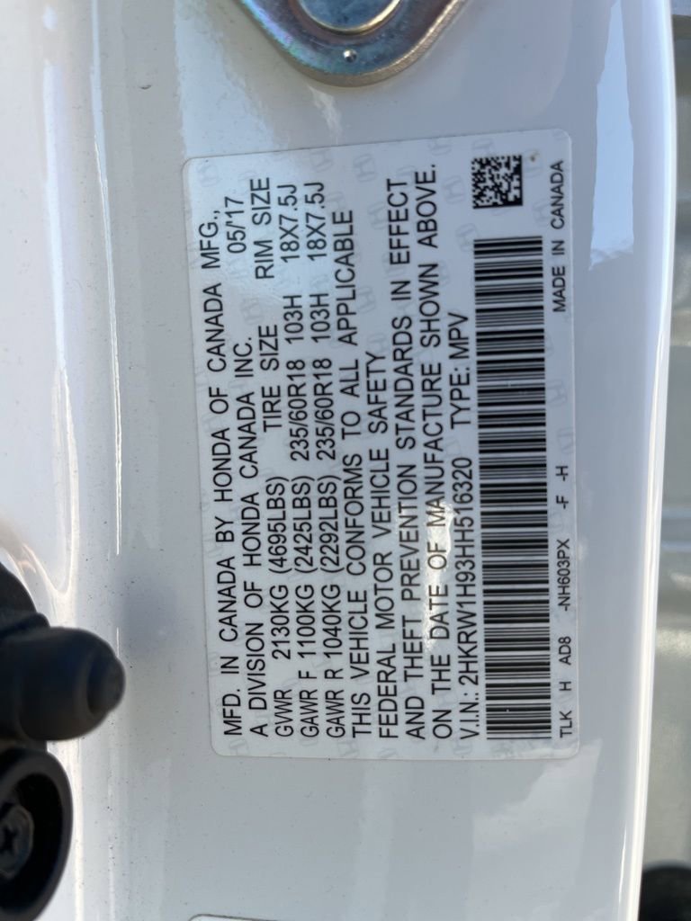 Certified 2017 Honda CR-V Touring image 10